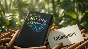 Milano Duo Effect Super Slims · Милано Дуо Эффект Супер Слим Яблоко ментол — оптом со скидкой