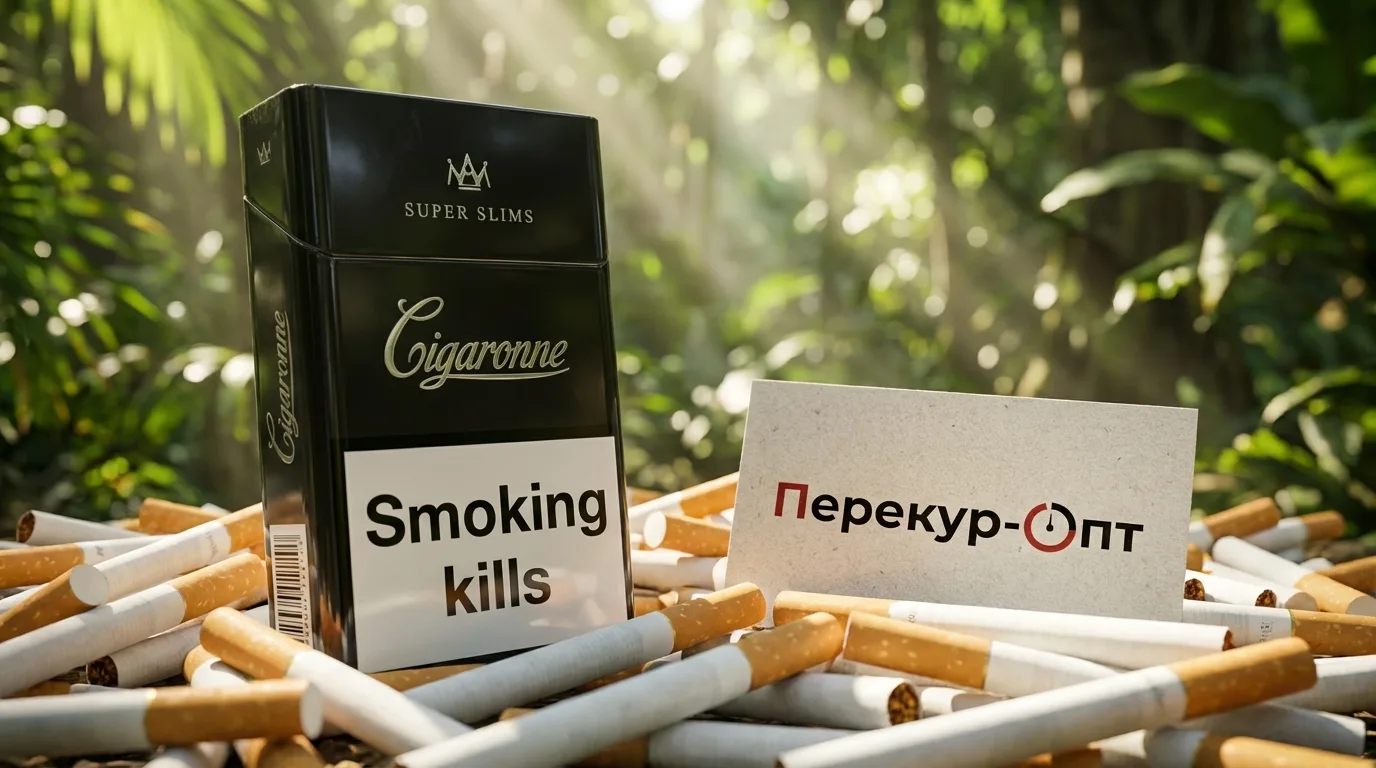 Cigaronne Super Slims Black · СИГАРОН СУПЕР СЛИМС БЛЭК — оптом со скидкой