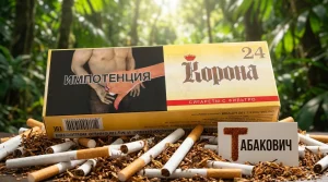 Корона 24 Желтая блок из 8-ми пачек — оптом со скидкой