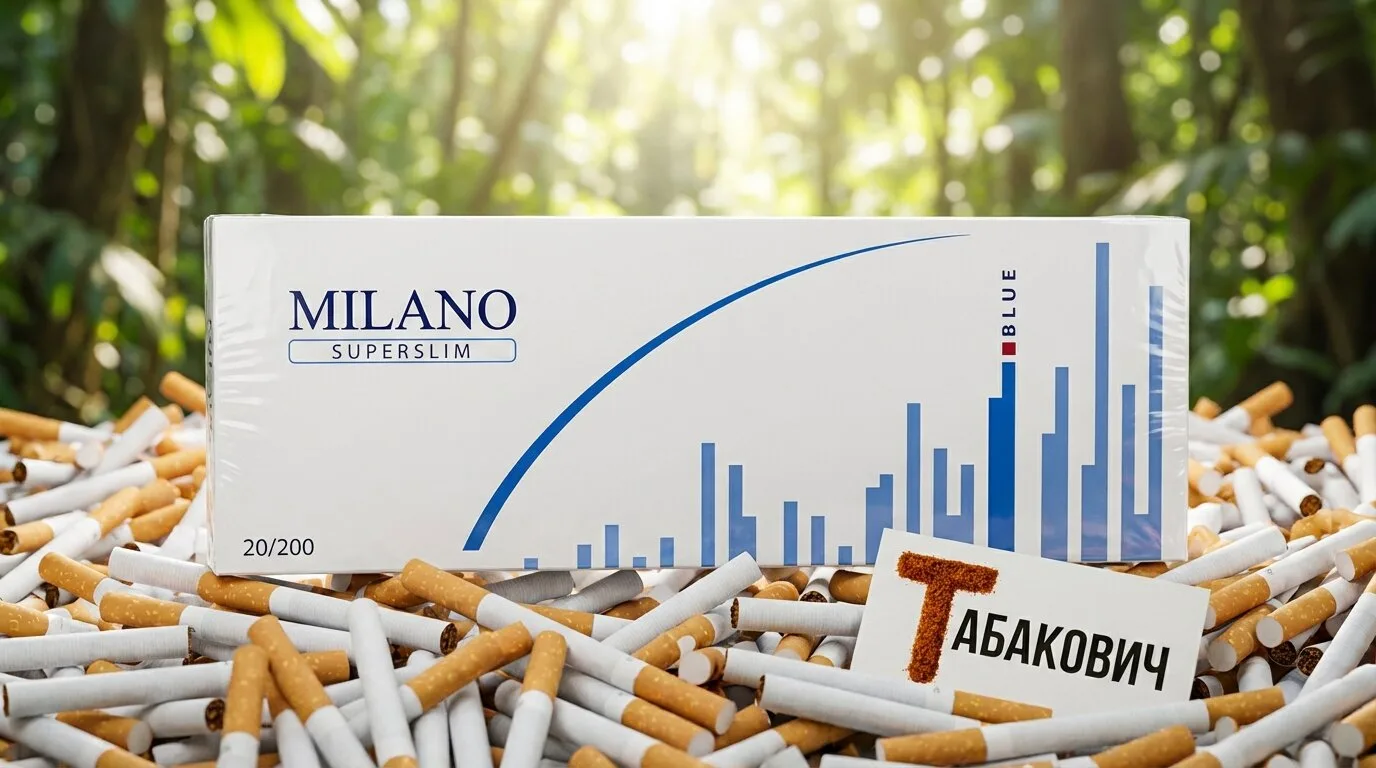 Milano Super Slim Blue · Милано суперслим синий — оптом со скидкой
